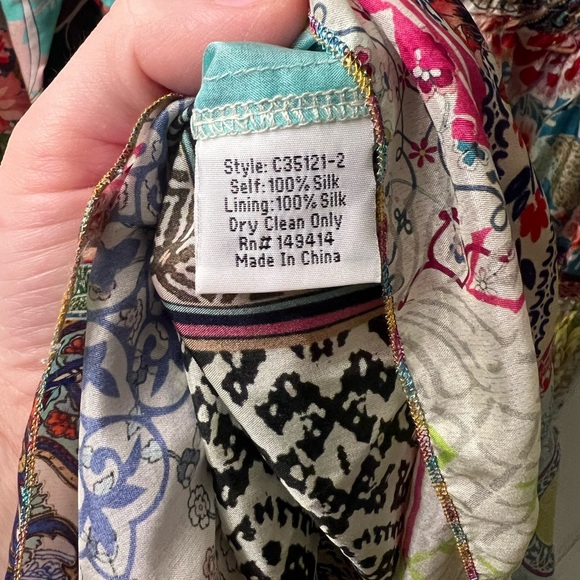 Johnny Was Gigi Patchwork Dress - Picture 9 of 9